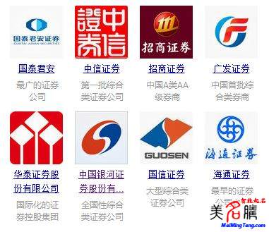 證券公司、基金公司起名用字分析