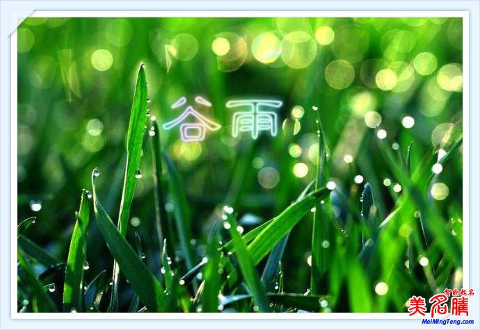 暮春時(shí)節(jié)：谷雨節(jié)氣與谷雨名字由來
